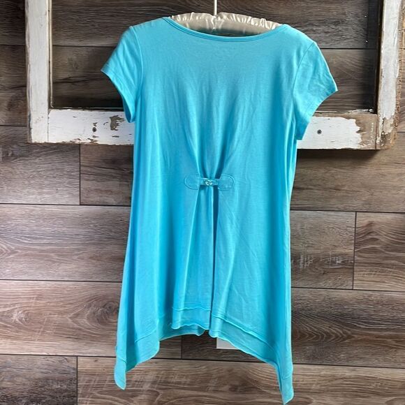 Bay Studio Ladies Sequined Top , Size Petite Medium, Blue - Picture 7 of 8